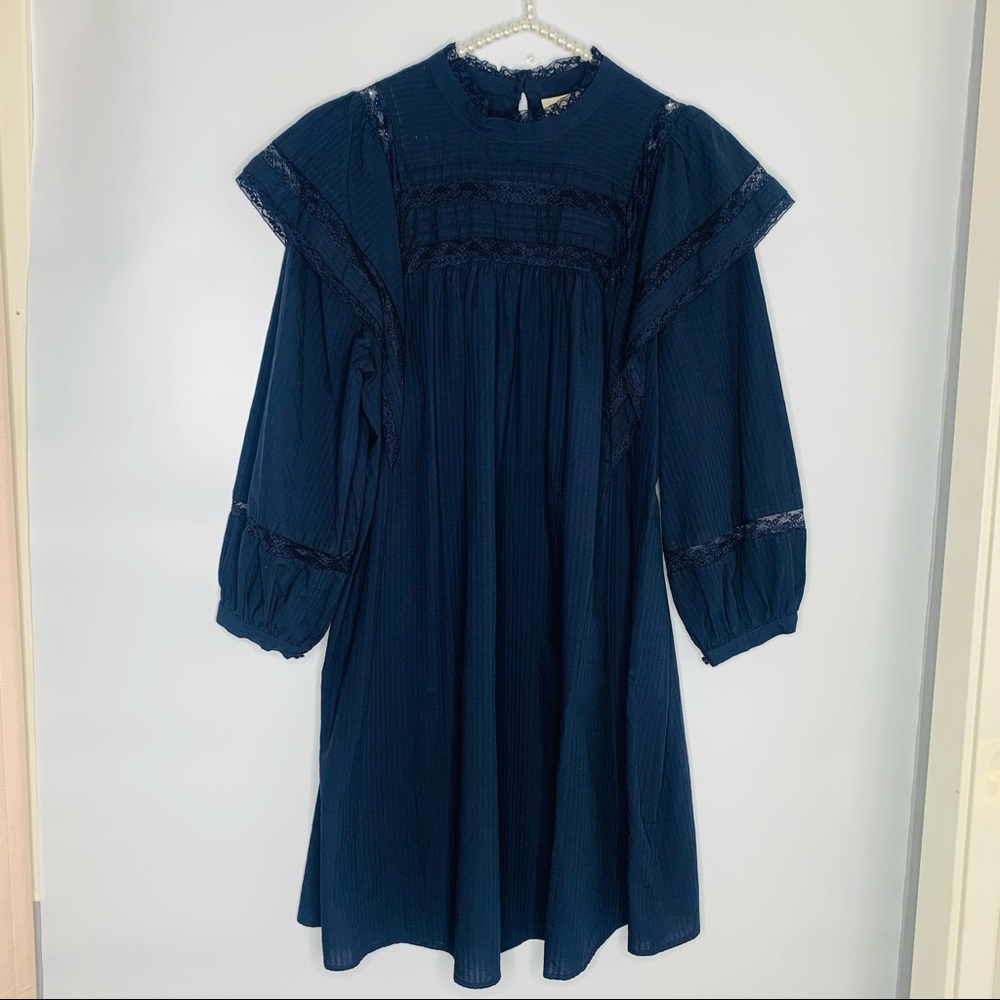 Anthropologie l Maeve Navy Fleetwood Tunic Dress - Picture 13 of 13
